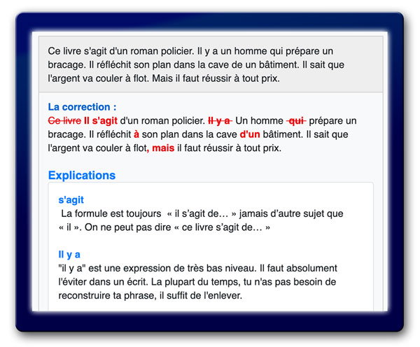 compréhension écrite du français